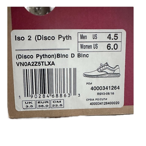 Vans Disco python sneaker NIB - Picture 5 of 5